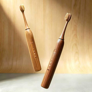 <span class=keywords><strong>Brosse</strong></span> <span class=keywords><strong>à</strong></span> dents électrique ultrasonique <span class=keywords><strong>rechargeable</strong></span> écologique IPX7 avec poils doux et têtes recyclables <span class=keywords><strong>à</strong></span> base de plantes - Product Image 2