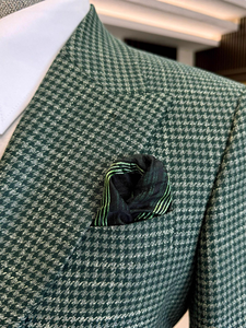 Trajes de Pantalón para Hombre a Medida, Corte Entallado, Doble Botonadura, 100% Algodón, Estilo Americano/Británico, Esmoquin para Bodas, Novios, Negocios, Fiestas, Graduaciones - Product Image 4