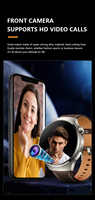 Reloj Inteligente 4G de 1.62 Pulgadas con Wifi, Cámara Frontal, Videollamada, Llamada SOS, NFC, GPS, Tarjeta Nano Sim, Descarga de Aplicaciones de Playstore, Reloj Inteligente AMOLED B14