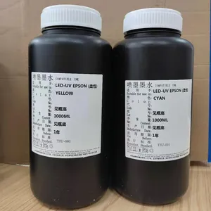 1000ml קשה דיו Uv דיו עבור Tx800 Xp600 Dx7 Dx5 ראש ההדפסה למדפסת הזרקת דיו בפורמט גדול קיר מכונת הדפסת דיו