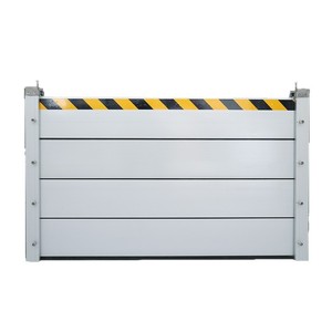 Barrière anti-inondation en alliage d'aluminium épaissi sur mesure, en acier inoxydable, détachable, étanche, pour magasins - Product Image 2