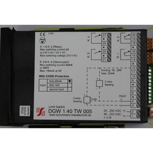 รีเลย์ Schuhmann รุ่น DGW1.40TW005 จอแสดงผลดิจิตอล สำหรับควบคุมอุตสาหกรรม - Product Image 5