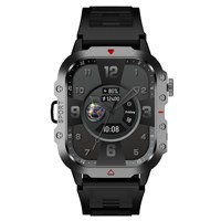 Reloj Inteligente Deportivo con Pantalla TFT y Caja Cuadrada de Aleación para Hombre, Responde Llamadas, Monitor de Ritmo Cardíaco, Recordatorio de Mensajes, Rastreador de Actividad Multifuncional