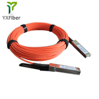 Kabel AOC 25G kabel optik aktif SFP28 ke SFP28 AOC OM3 /OM4 kabel Multimode 1m 2M 3M 5M 7M 10M