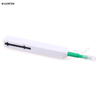 Outil de nettoyage de câble à fibre optique One Click 2,5 mm SC/ST/FC, 1,25 mm LC, logo personnalisé, stylo de nettoyage gratuit, bleu/vert, 5 pièces/boîte