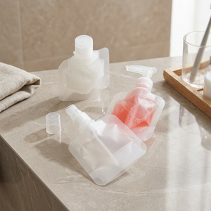 Set di bustina con beccuccio 3 pezzi per borsa da toilette comodi essenziali da viaggio - Product Image 3