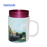 Pour BestSub vente en gros 11oz personnalisé blanc Sublimation tasse à café personnalisée pour la rentrée des classes