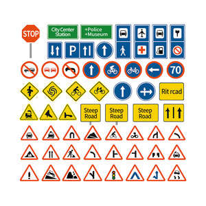 Señales de Advertencia Vial Reflectantes de Alta Intensidad, Señalización de Tráfico con Certificación CE, Impresas con UV, Señales de Tráfico de Grado de Ingeniería de Seguridad - Product Image 3
