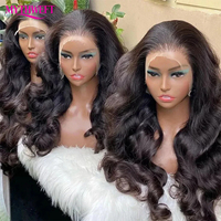 Perruque en cheveux humains avec dentelle HD 13x4, vendeurs de perruques, vague corporelle, cheveux vierges brésiliens non traités, cuticules alignées, perruque frontale en dentelle HD