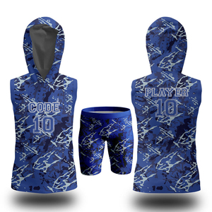 ชุดฟุตบอลผู้ชายผ้าโพลีเอสเตอร์/คอตตอนน้ำหนักเบาเป็นมิตรกับสิ่งแวดล้อม แห้งเร็ว ระบายอากาศได้ดี รับสกรีนชื่อทีม โลโก้ และตำแหน่ง - Product Image 5