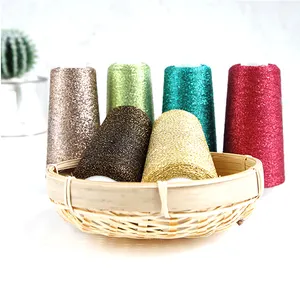Top Selling Thread Gold Silver Sewing Threads Acrylic Blended yarn Multicolor Spool 2000 meters/roll