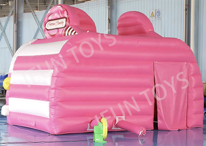 Bar gonfiabile portatile all'aperto della bevanda del caffè del supporto di concessione dello zucchero filato del camion della cabina dell'automobile dell'alimento per le vendite - Product Image 3