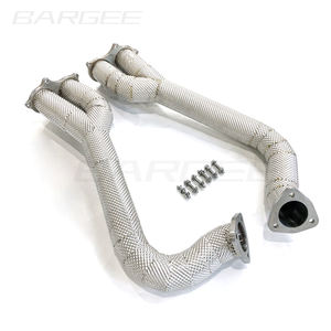Barcaza <span class=keywords><strong>Precio</strong></span> de fábrica Tubo de escape para <span class=keywords><strong>Porsche</strong></span> <span class=keywords><strong>718</strong></span> GT4 RS 4.0L 2022UP Bajante con escudo térmico - Product Image 1