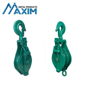 스내치 블록이있는 헤비 듀티 리프팅 풀리 블록 와이어 로프 풀리 블록 후크가있는 개방형 풀리 블록 단일 시브 - Product Image 4