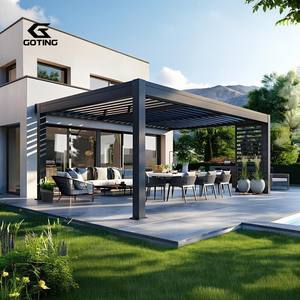 Pérgola Portátil, Pérgola Sólida <span class=keywords><strong>de</strong></span> <span class=keywords><strong>Aluminio</strong></span> con Listones, Fabricante Chino <span class=keywords><strong>de</strong></span> Pérgolas, Diseños <span class=keywords><strong>de</strong></span> Pérgolas <span class=keywords><strong>para</strong></span> Exteriores, Pérgola <span class=keywords><strong>de</strong></span> <span class=keywords><strong>Aluminio</strong></span> Tipo Louvre - Product Image 2