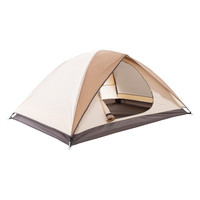 Tente de camping double pour deux personnes, pliable, légère, anti-moustiques, imperméable, quatre saisons, en tissu Oxford 210D, à montage rapide