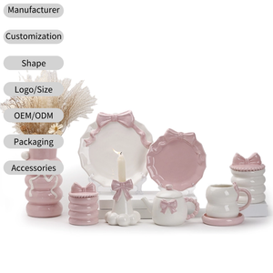 Service <span class=keywords><strong>de</strong></span> <span class=keywords><strong>vaisselle</strong></span> en porcelaine <span class=keywords><strong>8</strong></span> pièces, écologique, réutilisable, coffret cadeau pour filles, compatible lave-<span class=keywords><strong>vaisselle</strong></span> et micro-ondes - Product Image 1
