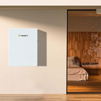 Batterie lithium-ion LiFePO4 25,6V 100Ah 5kWh IP65 hybride empilable murale CAN pour stockage d'énergie solaire, en stock en Allemagne