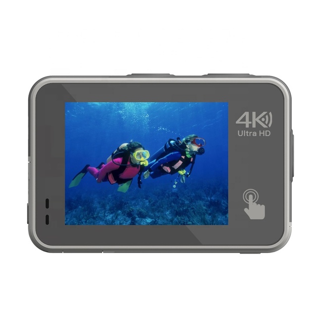 Mini 4K Real Dual Lens Action Camera Waterproof Sports EIS WiFi 10x Optical 60FPS Touch Screen Remote Control Underwater Use