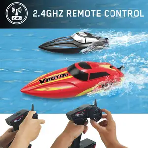 Volantexrc barco de controle remoto, 2.4ghz rtr brinquedo de barco com auto-resistência rc corrida de barco de alta velocidade, iate rápido, como presente para crianças
