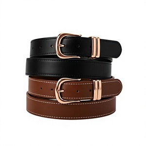 100% Cow Hide <b>Men's</b> <b>Belts</b> BS INTERNATIONAL Premium Quality Custom Logo Print Square Steel Buckle Waterproof Heavy Duty Party - Product Image 4
