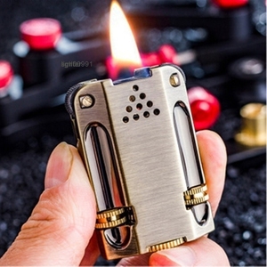 Retro rame classico a <span class=keywords><strong>benzina</strong></span> accendino a cherosene torcia a pietra focaia antivento <span class=keywords><strong>benzina</strong></span> accendino regalo da uomo <span class=keywords><strong>per</strong></span> sigaretta - Product Image 5
