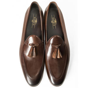 Mocasines Hechos a Mano de Alta Gama, Elegantes Zapatos Oxford con Aumento de Altura, Antideslizantes, de Cuero Genuino, para Oficina, Carrera, Fiesta, Banquete - Product Image 4