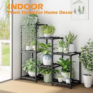 Maceta de metal de 7 niveles más vendida, estación de macetas para interiores/exteriores para balcón y jardín, precio para esquina decorativa - Product Image 3