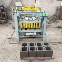Machines de fabrication de briques creuses semi-automatiques à petite échelle, machines de fabrication de blocs de béton, machines de production de blocs de ciment