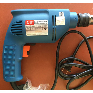 Taladro Eléctrico Dongcheng J1Z-FF-10A de 10 mm y 300 W, Taladro Manual con Cable, Empuñadura de Pistola, Velocidad Variable - Product Image 1