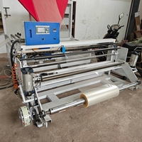600mm hogesnelheids BOPP/OPP hete snijmachine voor het maken van zakken met automatisch spanningsysteem (EPC) en ijzeren frame