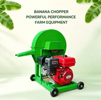 Broyeur à paille thermique Tong Ying pour le traitement des tiges de bananes, des feuilles et de la paille, capacité de 1 tonne/heure, machine à alimentation en fonte