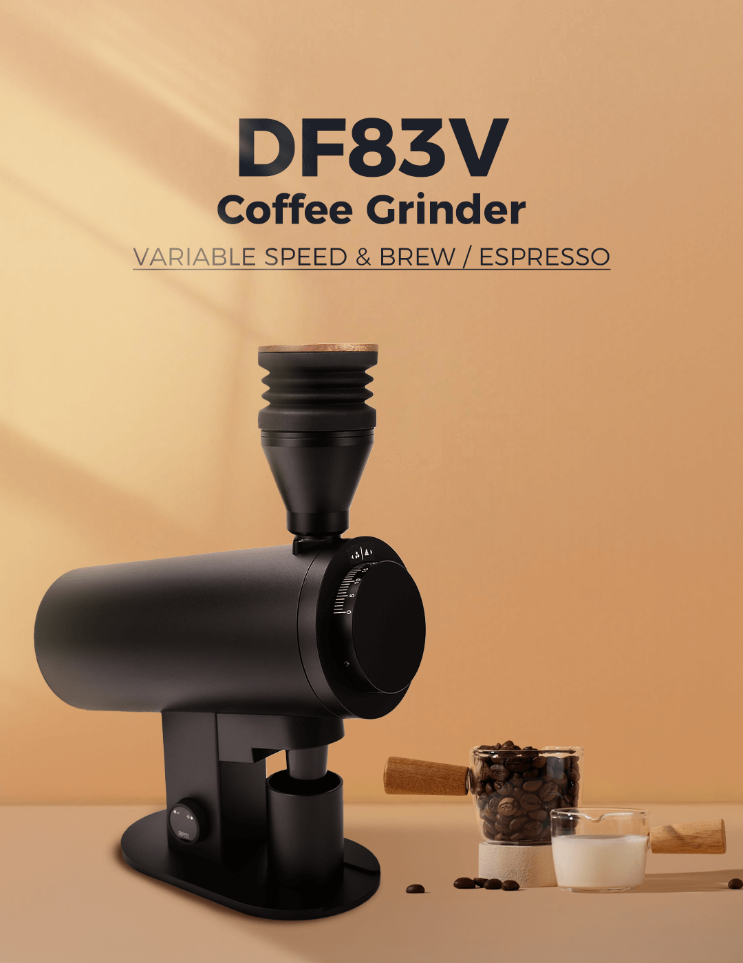 High-Performance Coffee Grinder DF83 With 83mm Flat Burr Heavy