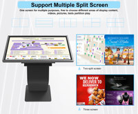 Monitor táctil LCD IR HDFocus de 43 pulgadas para publicidad interior dinámica y pantallas de señalización digital