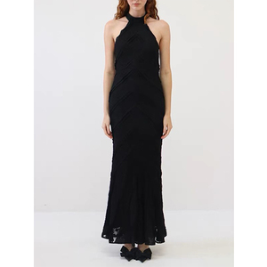 Váy dạ hội nữ mùa xuân hè mới thời trang gợi cảm, lưng trần, dài - Product Image 2