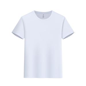 เสื้อยืดแขนสั้นคอกลมสีพื้นผ้าไนลอนสำหรับฤดูร้อน แห้งเร็ว ระบายอากาศได้ดี ซับเหงื่อ เหมาะสำหรับวัยรุ่น ออกกำลังกาย เล่นกีฬา - Product Image 1