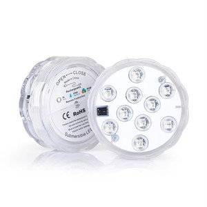10leds RGB Reefilm latar belakang akuarium Led tanaman tumbuh warna-warni RGB mainan menyelam memancarkan lanskap bak mandi ikan cahaya vas - Product Image 3