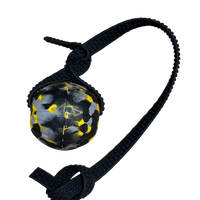 Jouet à mâcher pour chien LY Dog Rope Ball, écologique, en mousse EVA hautement élastique, durable, résistant, interactif, pour chiens de taille moyenne.
