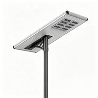 Lámpara Solar para Calle Todo en Uno de 100W/120W, Personalizada de Fábrica, OEM, IP66, Chasis de Aluminio, para Exteriores
