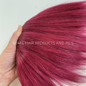 <span class=keywords><strong>Blythe</strong></span>-extensiones de cabello para muñecas, pelo de mohair de cabra, pelo de cola de Yak, trama recta - Product Image 4