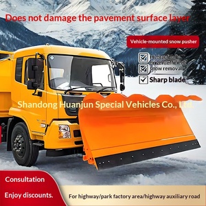 Vehicle-Mounted Snow Shovel Road Snow Cleaning Plow Self-<b>Powered</b> Snow Cleaning Locomotive Power Snow Cleaning Rolling <b>Brush</b> - Product Image 1