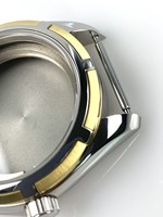 Boîtier rond classique en acier inoxydable 316L de 39mm, lunette résistante à l'eau 5ATM en or galvanisé