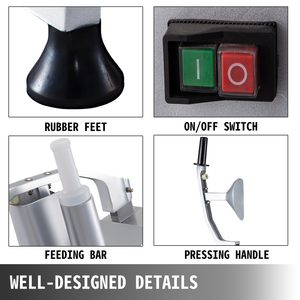 Nuova macchina elettrica commerciale per affettatrice tritatutto per frutta e verdura con motore per uso domestico e cucina - Product Image 4