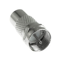 Adaptateur de câble coaxial droit de type F mâle vers RCA femelle