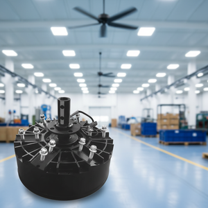 Moteur synchrone à aimant permanent 1100W pour ventilateur de plafond HVLS, grand moteur de ventilateur industriel 380V AC - Product Image 3
