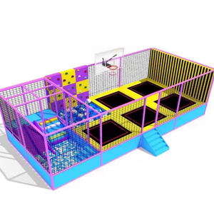 Children's Outdoor Trampoline Park, Outdoor Playground Jumping Trampoline Park Indoor Trampoline Equipment, Amusement Park - Product Image 1