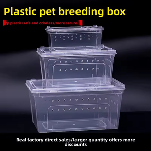 Terrario Portátil Transparente para Cría de Serpientes, Faunario para Dragón Barbudo, Lagarto, Araña, Rana - Product Image 4