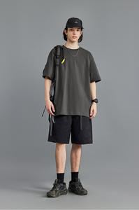 T-shirt Homme à Manches Courtes Séchage Rapide Anti-UV et Antibactérien Couleur Unie pour Course en Extérieur – Nouveauté Fournisseur - Product Image 3