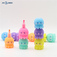 Plume-cigare fluo personnalisé, stylo marqueur avec Logo, pieuvre, Kawaii, nouveau, 2020