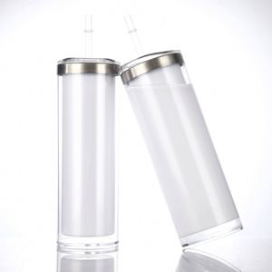 Vaso Térmico Simple de Doble Capa de Acero Inoxidable 304 con Aislamiento para Agua Fría, Diseño Recto Transparente, Ideal para Regalo - Product Image 3